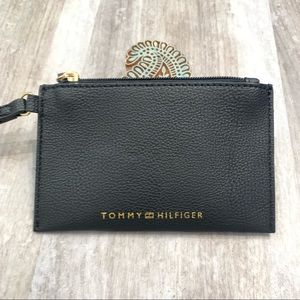 Tommy Hilfiger Black Small Wallet with strap